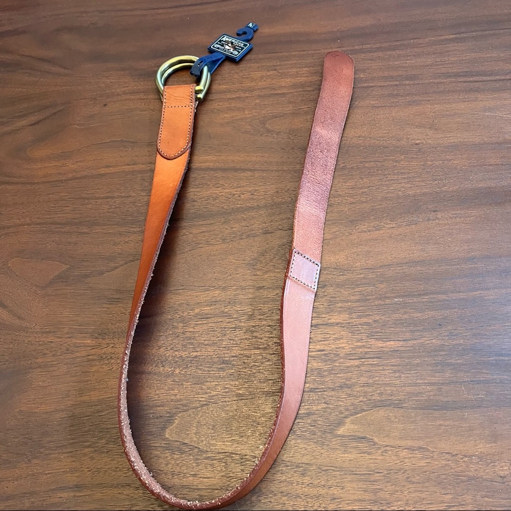 American Living Genuine Leather Tan Belt Medium NWT - Picture 5 of 7